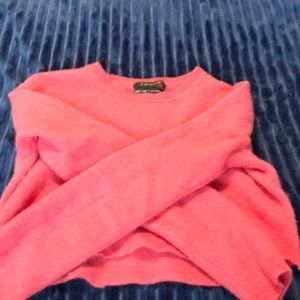 Cropped long sleeve shirt